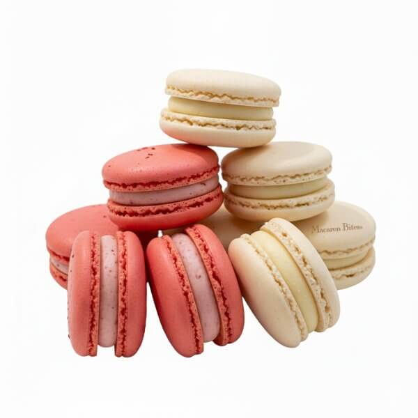 Macarons Strawberry and Vanilla, 24 count - Image 7