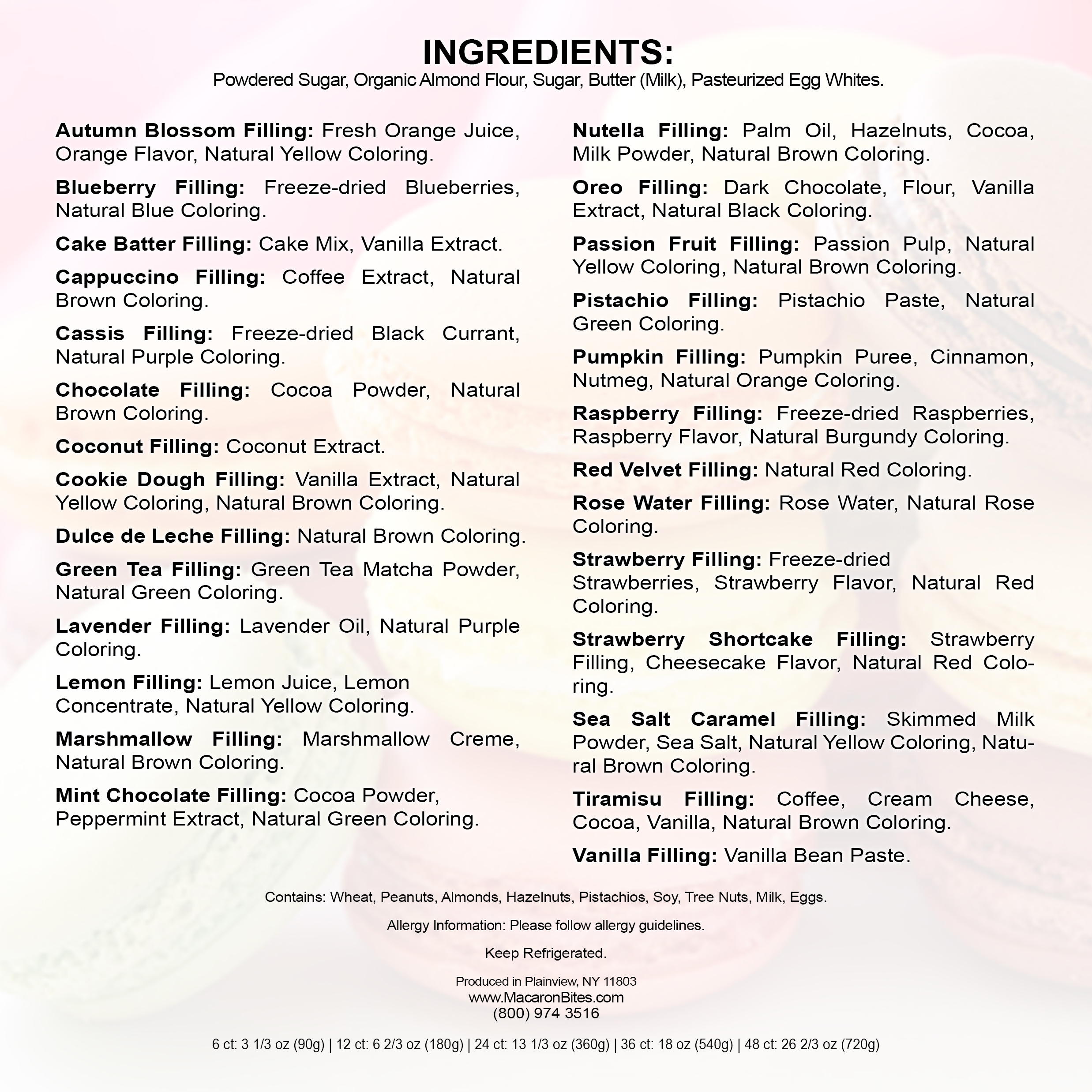 French Macaron Holiday Cookies Assortment Gift Box – Red Velvet & Mint Chocolate - Image 8